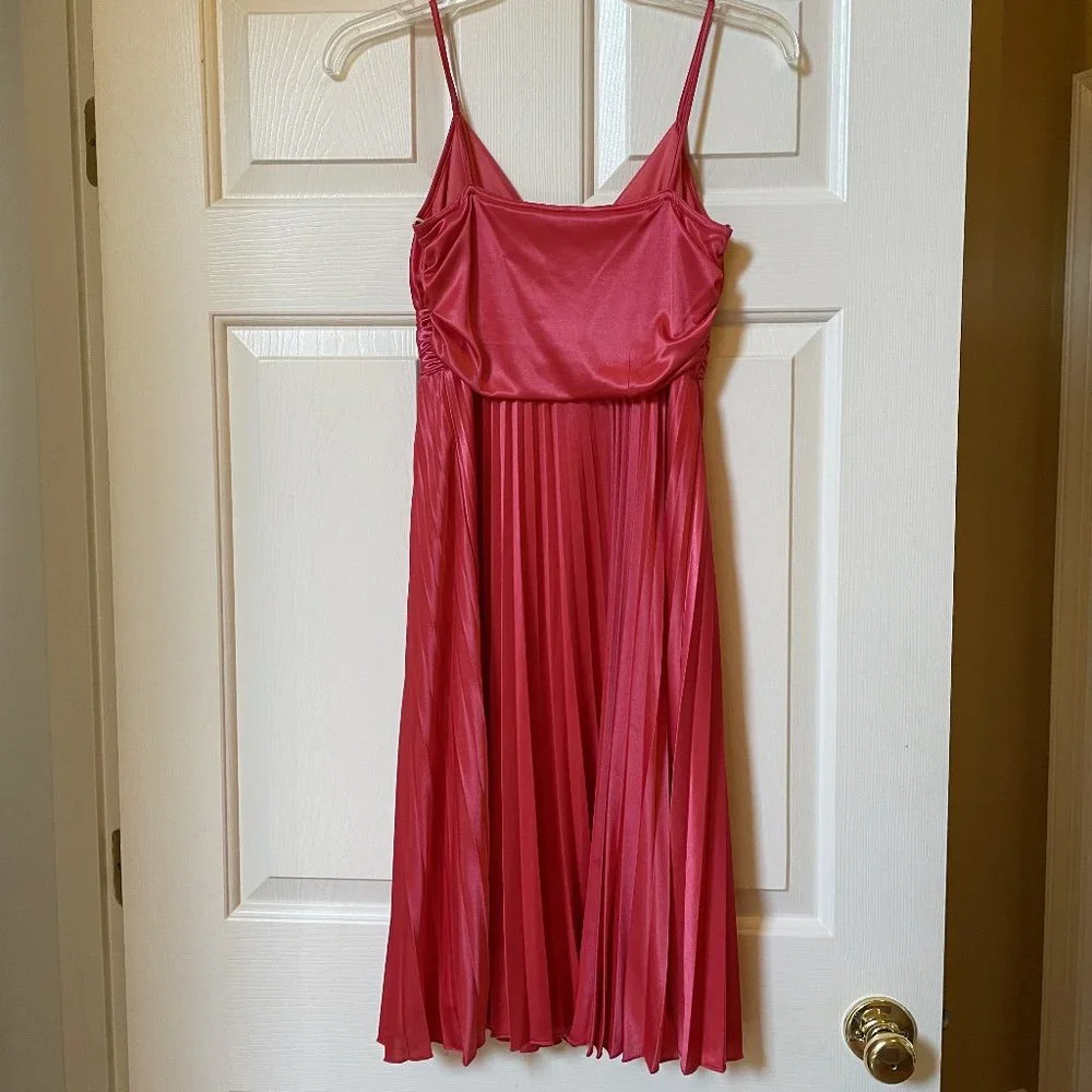 City Triangles Hot Pink striped dress - Picture 6 of 7